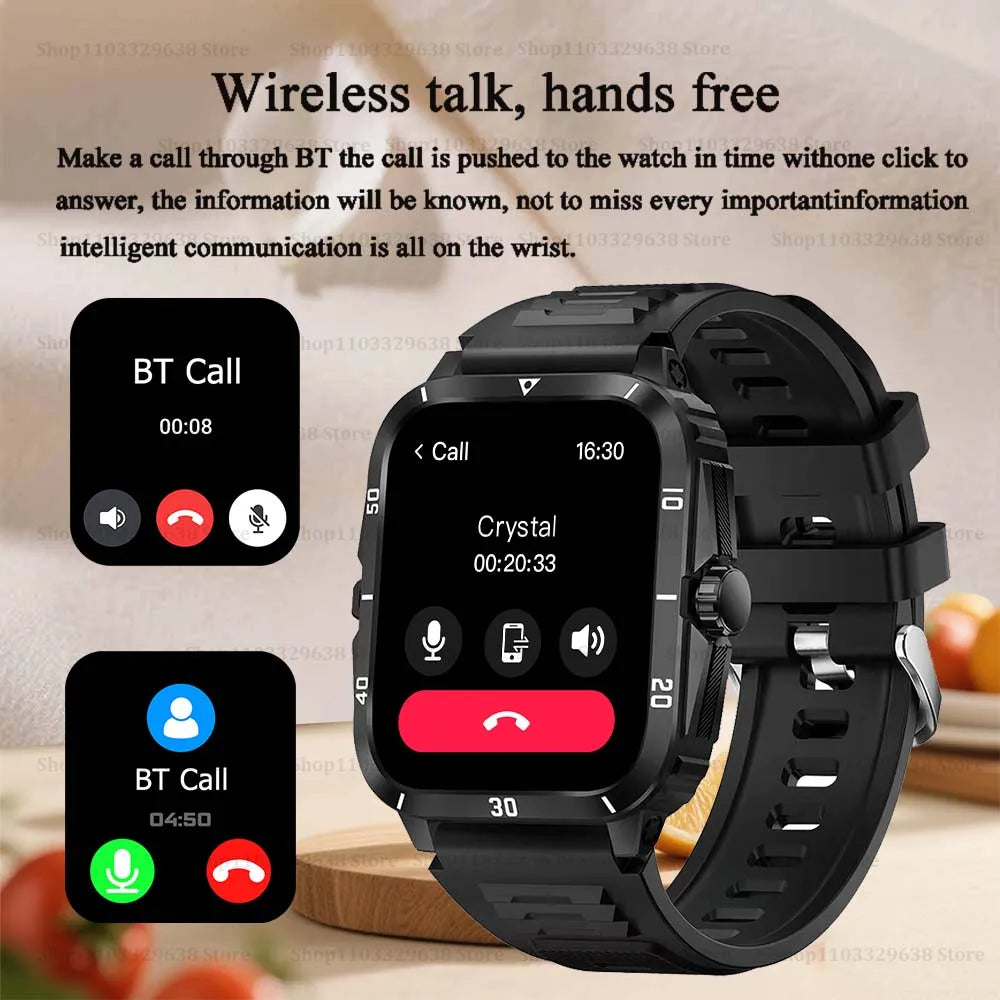 Sport Smartwatch Herren mit HD Display & Anruf