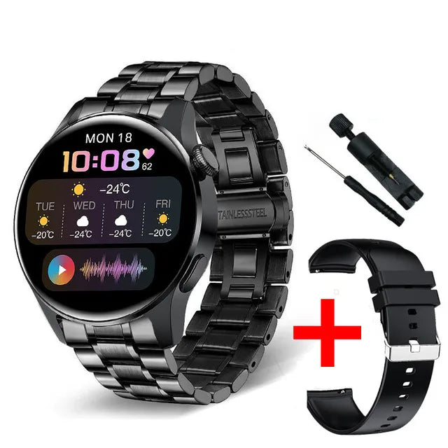 Ultradünne Smartwatch mit Bluetooth und Fitness Tracker