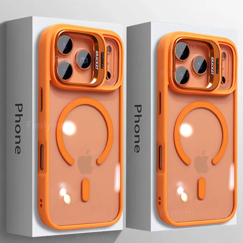 Magnetische Hülle für iPhone 17 mit Linsenschutz