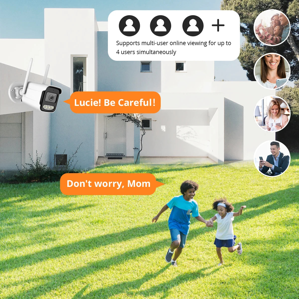 4K 8MP IP Überwachungskamera Outdoor WiFi