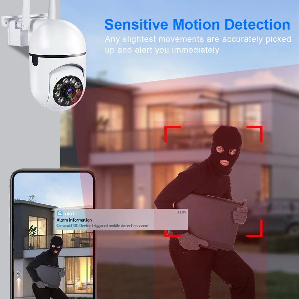 8MP WLAN Überwachungskamera mit Zoom & Audio
