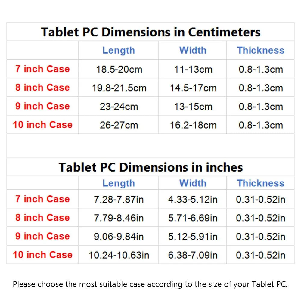 360° Rotationshülle Universal Tablet