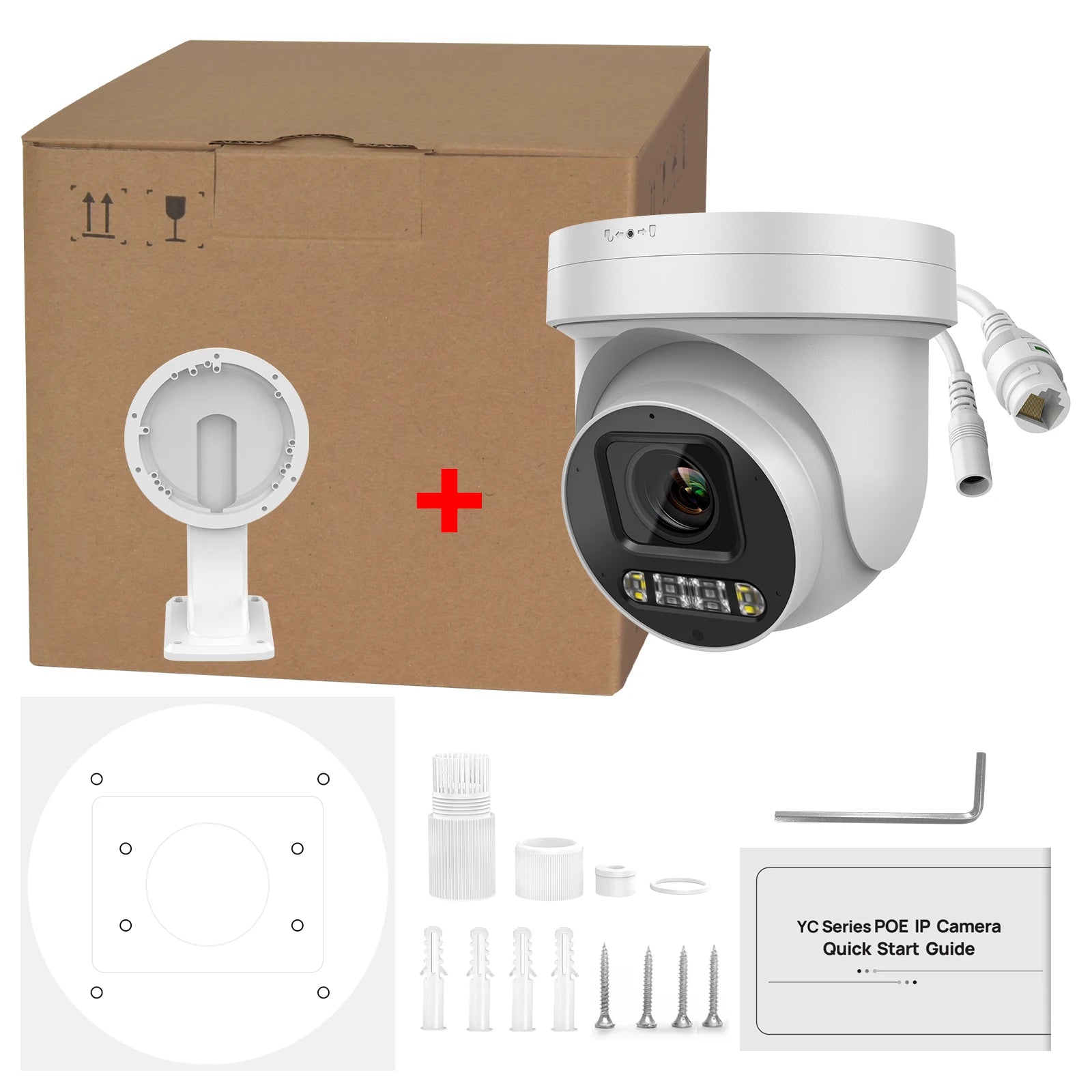 8MP PTZ IP Camera 5X Zoom Outdoor with POE