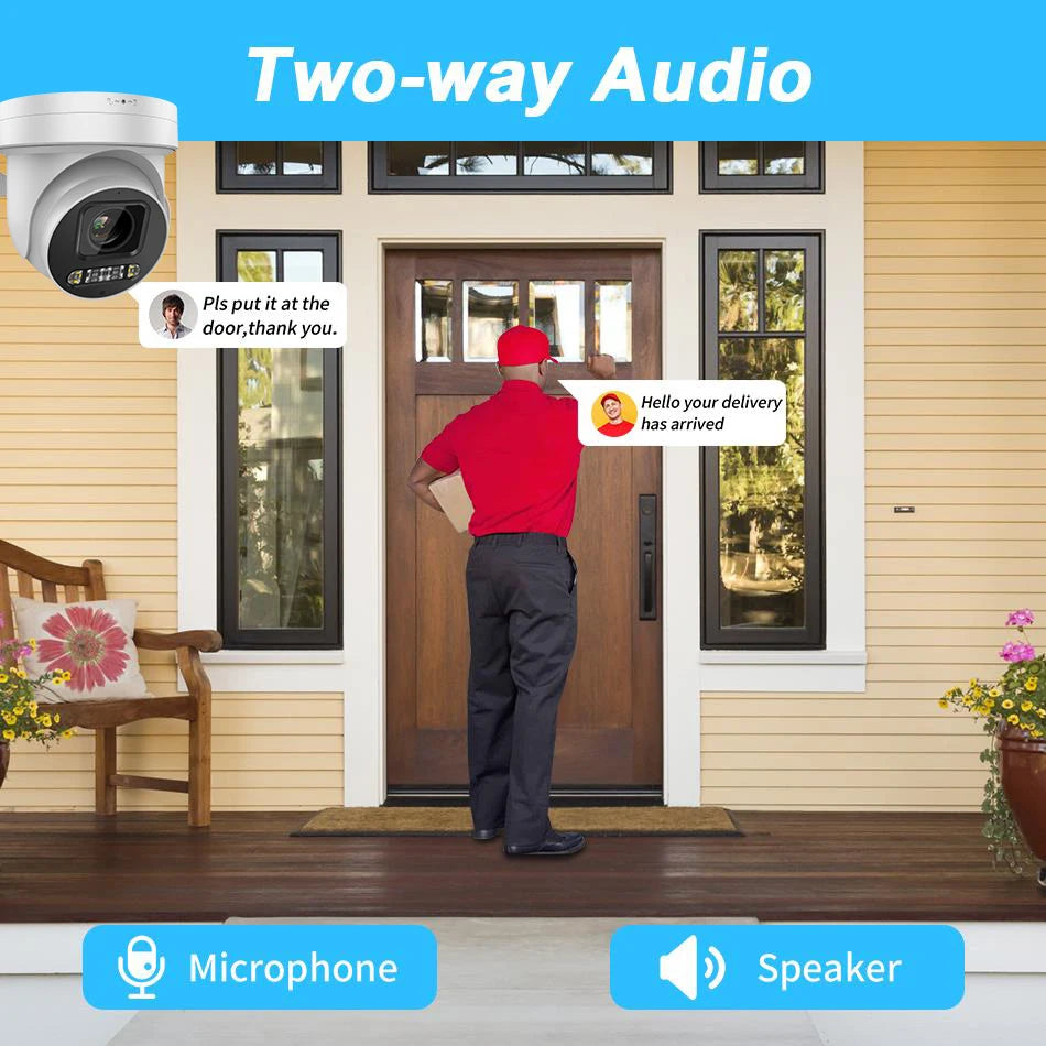 8MP PTZ IP Camera 5X Zoom Outdoor with POE