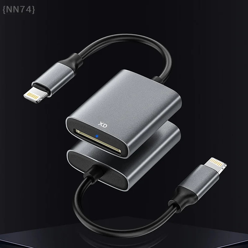 2-in-1 USB & Type-C Lightning Kartenleser Adapter