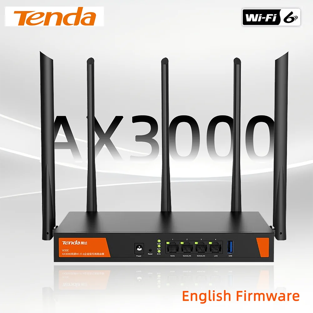 Tenda W30E AX3000 WiFi6 Router Büro