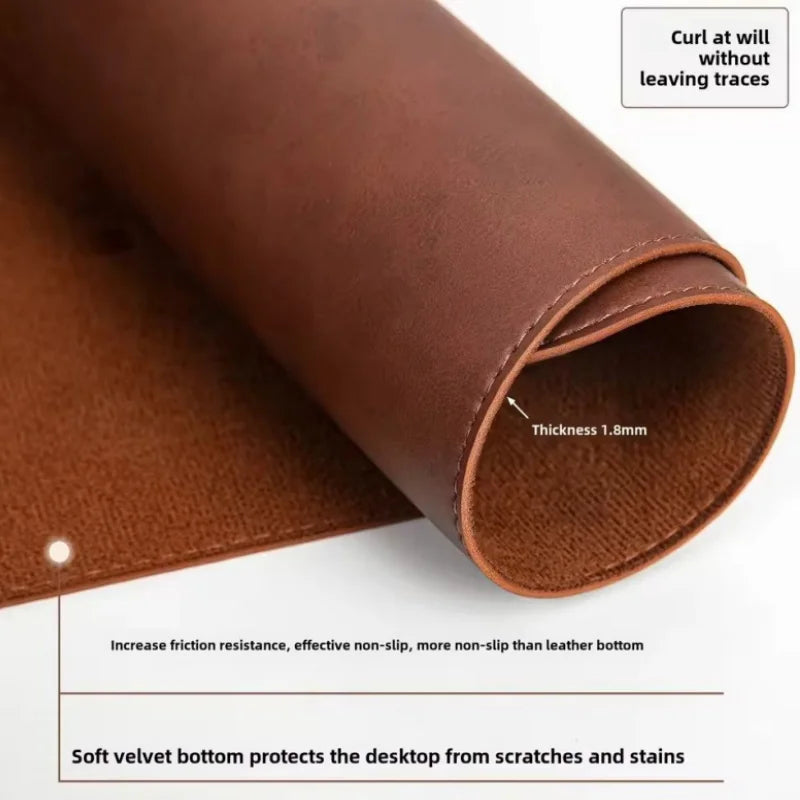 Wasserdichte PU Mauspad Schreibtischmatte