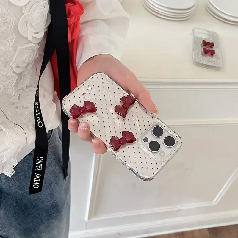 3D Blinkende Schleifen-Hülle für iPhone 17 Pro Max