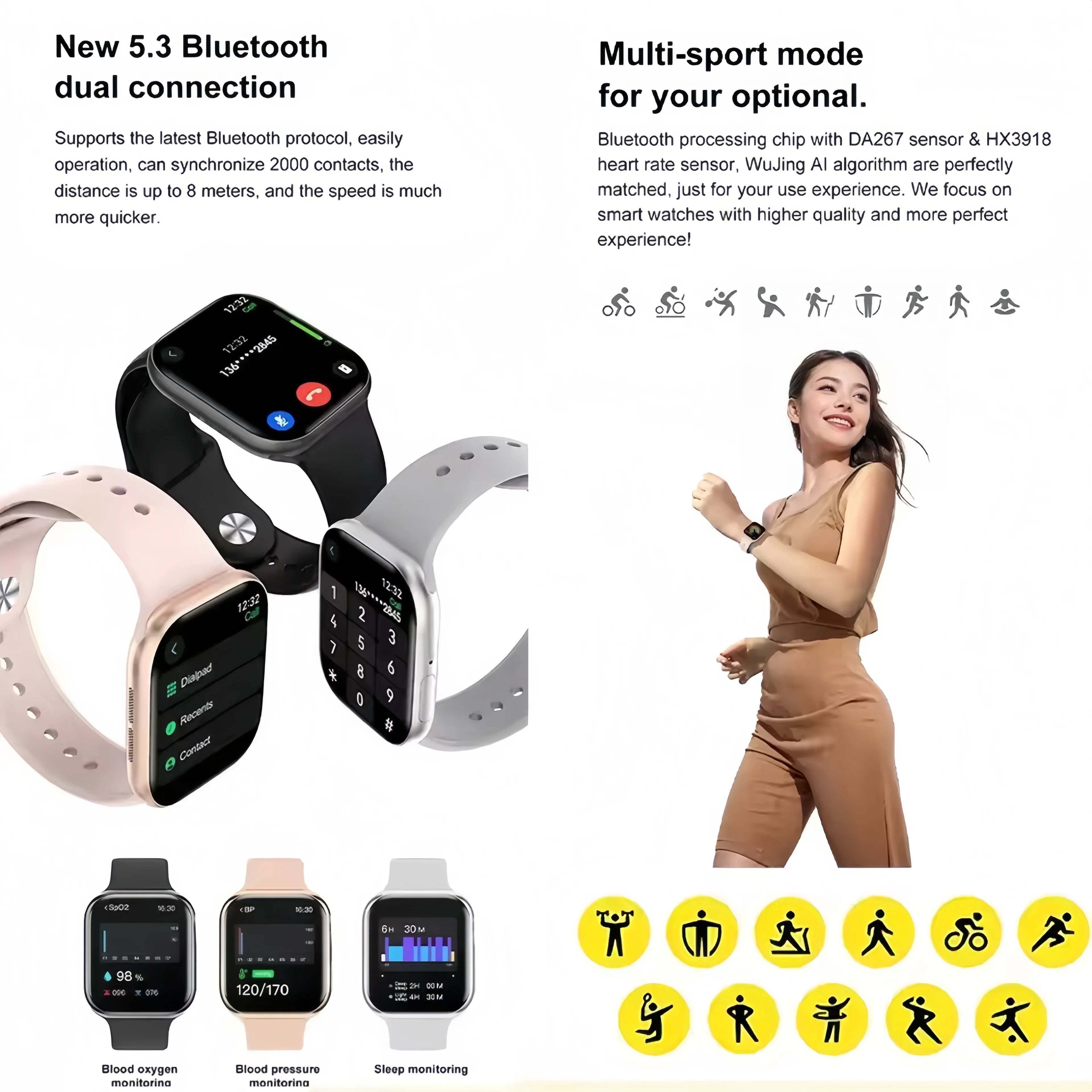 Neue GPS Smartwatch 2025 für Männer & Frauen