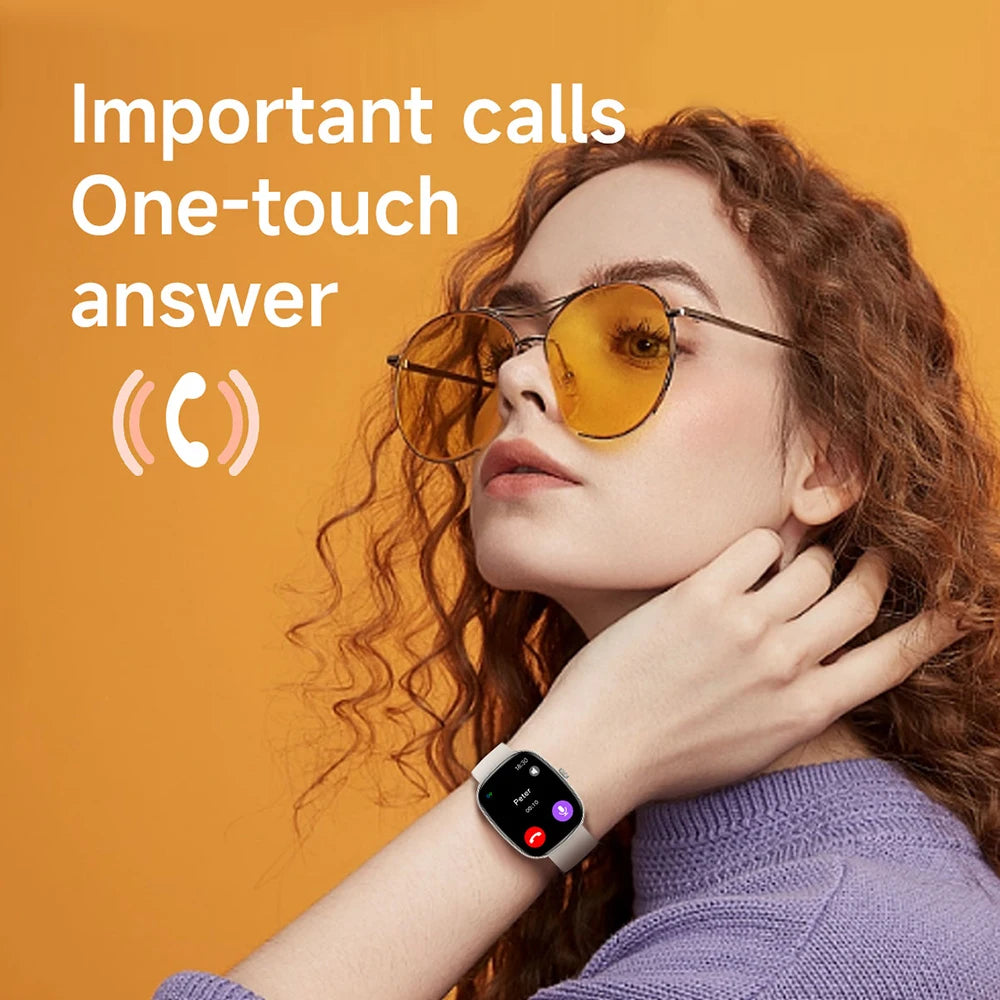 Smartwatch 2025 mit Farbdisplay und Bluetooth