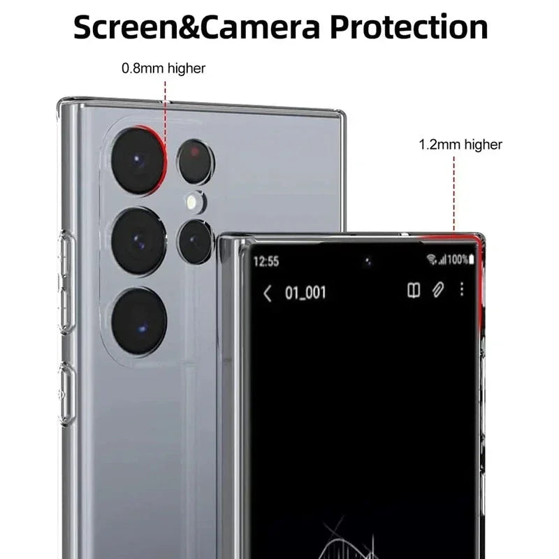 Clear Silikon Hülle für samsung