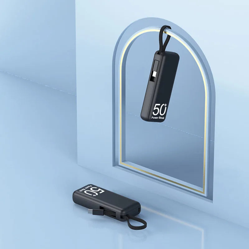 5000mAh Tragbare Powerbank mit Kabel