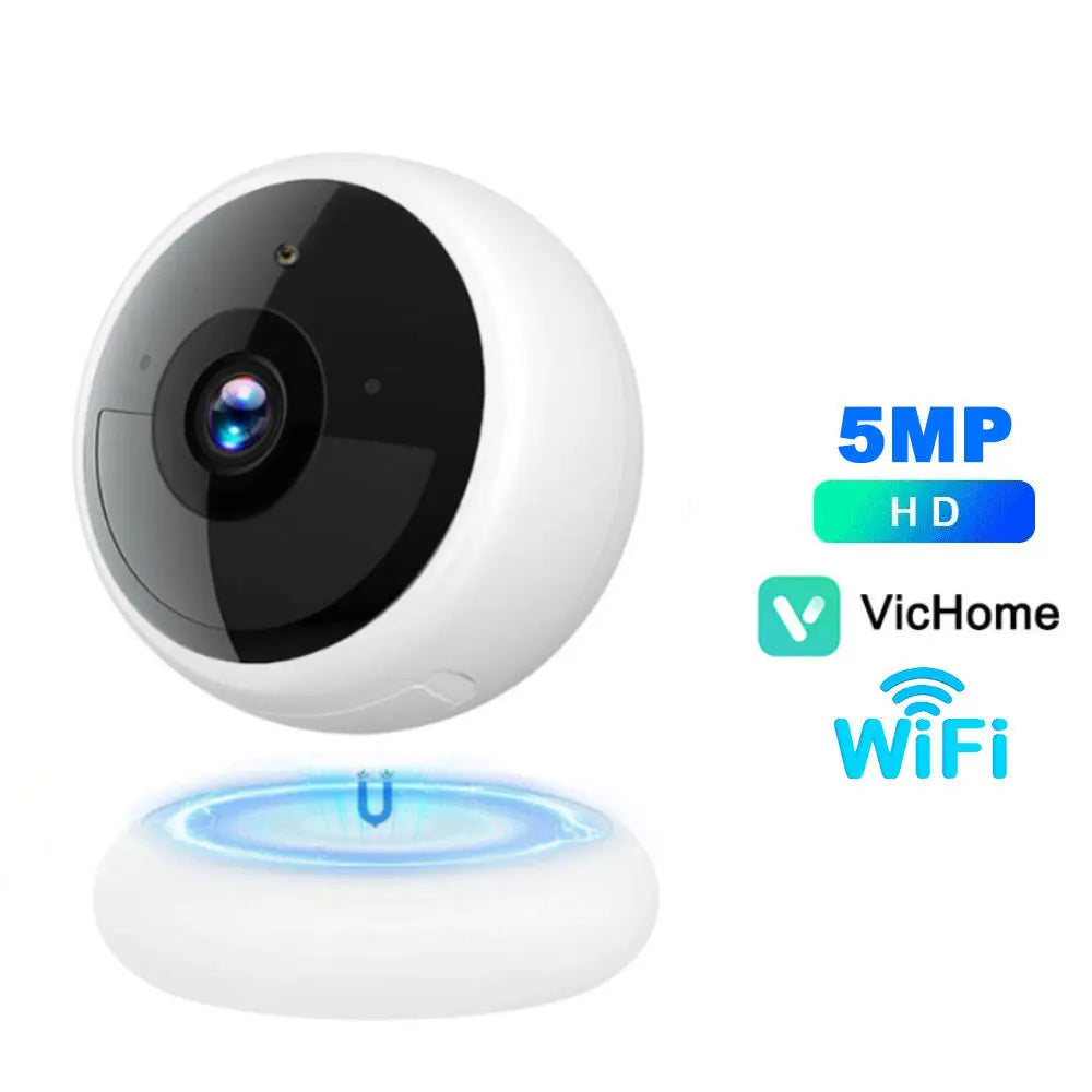 2K 5MP Wireless WiFi Surveillance Camera with Battery