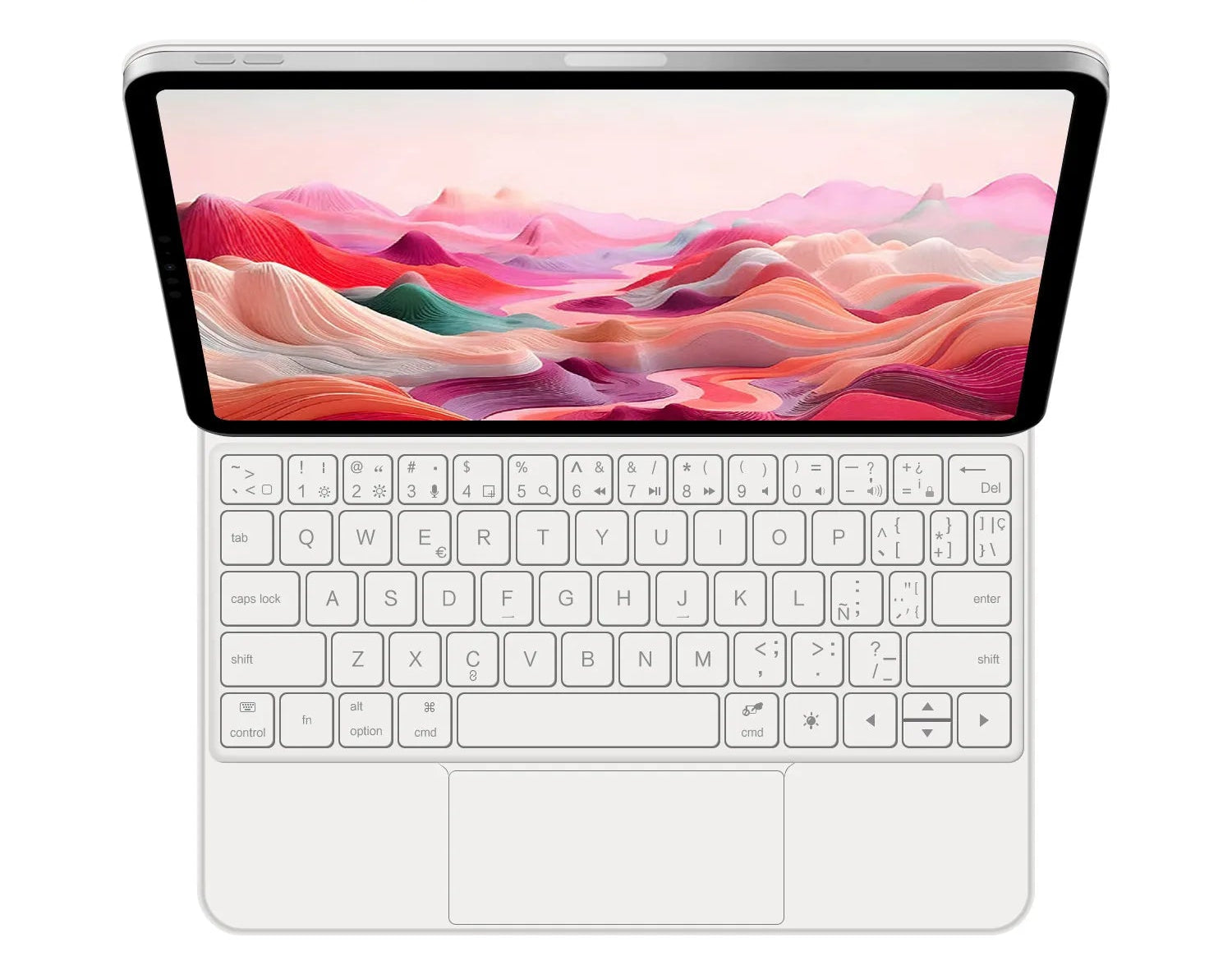 Magnetische Tastaturhülle für iPad Pro & Air 11" 13" mit Bluetooth & Beleuchtung