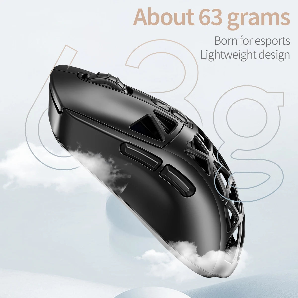 Dreifach-Modus Leichte Wireless Gaming Maus für PC