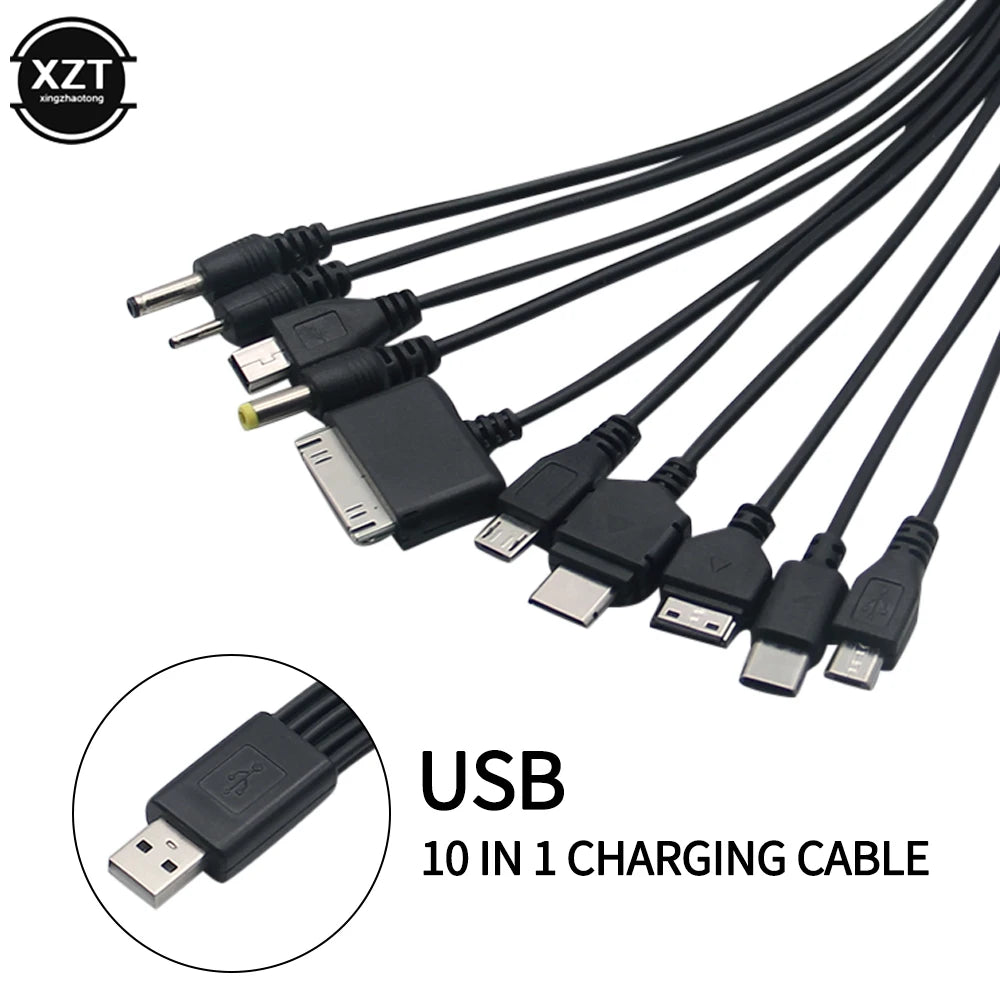 10in1 Micro USB Ladegerät Kabel für Handys