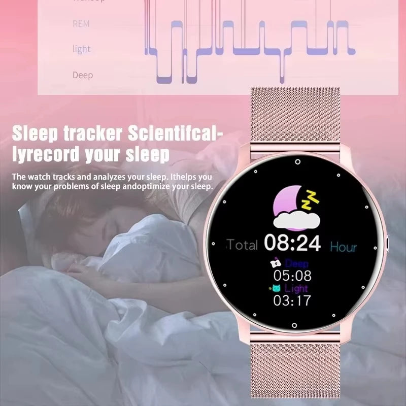 Damen Smartwatch 2025 mit AMOLED GPS & Bluetooth Anruf