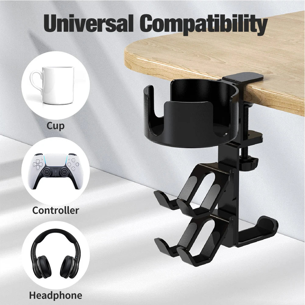 3-in-1 Rotating Gaming Desk Mount