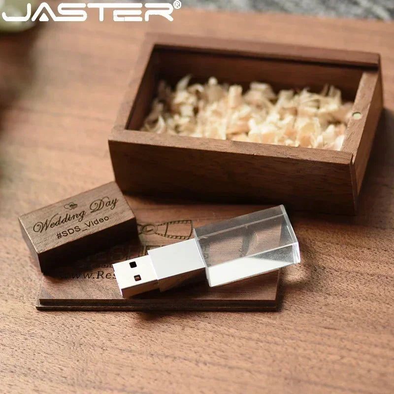 USB-Stick 4–64 GB mit Kristall