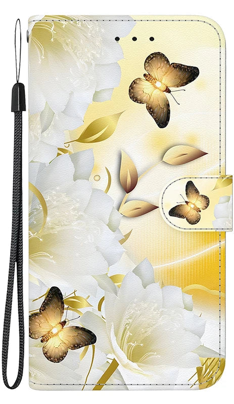 Stand Flip Wallet Case for Samsung Galaxy S25 Cartoon