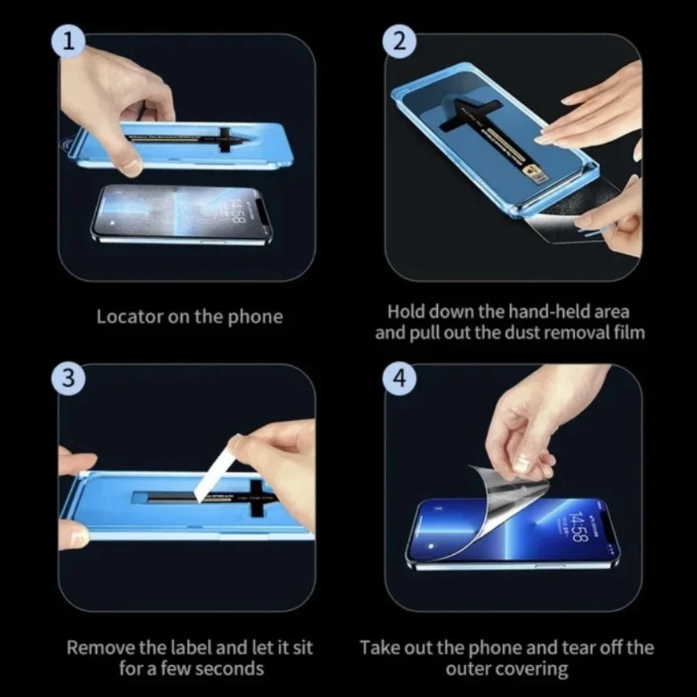 Tempered glass screen protector for iPhone 17 series