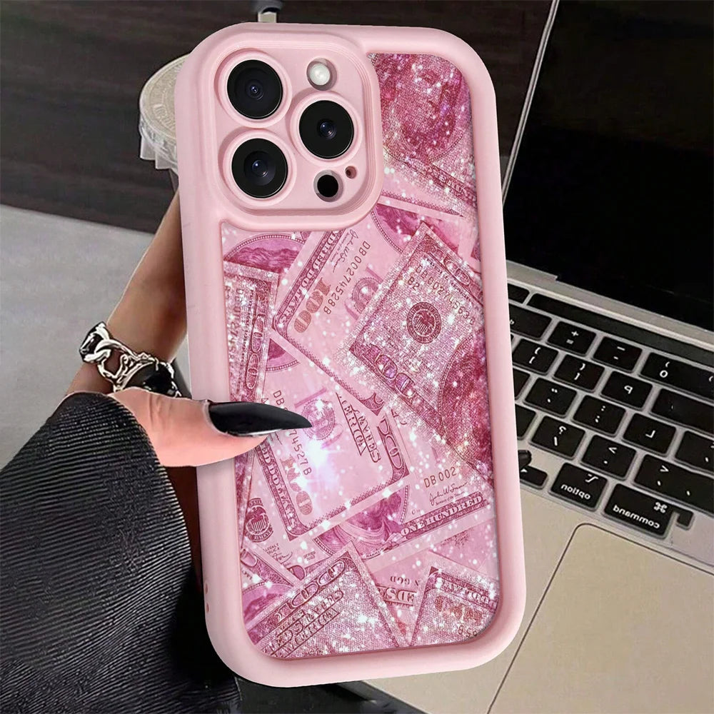 Pink Dollar Design Soft Hülle für iPhone 17