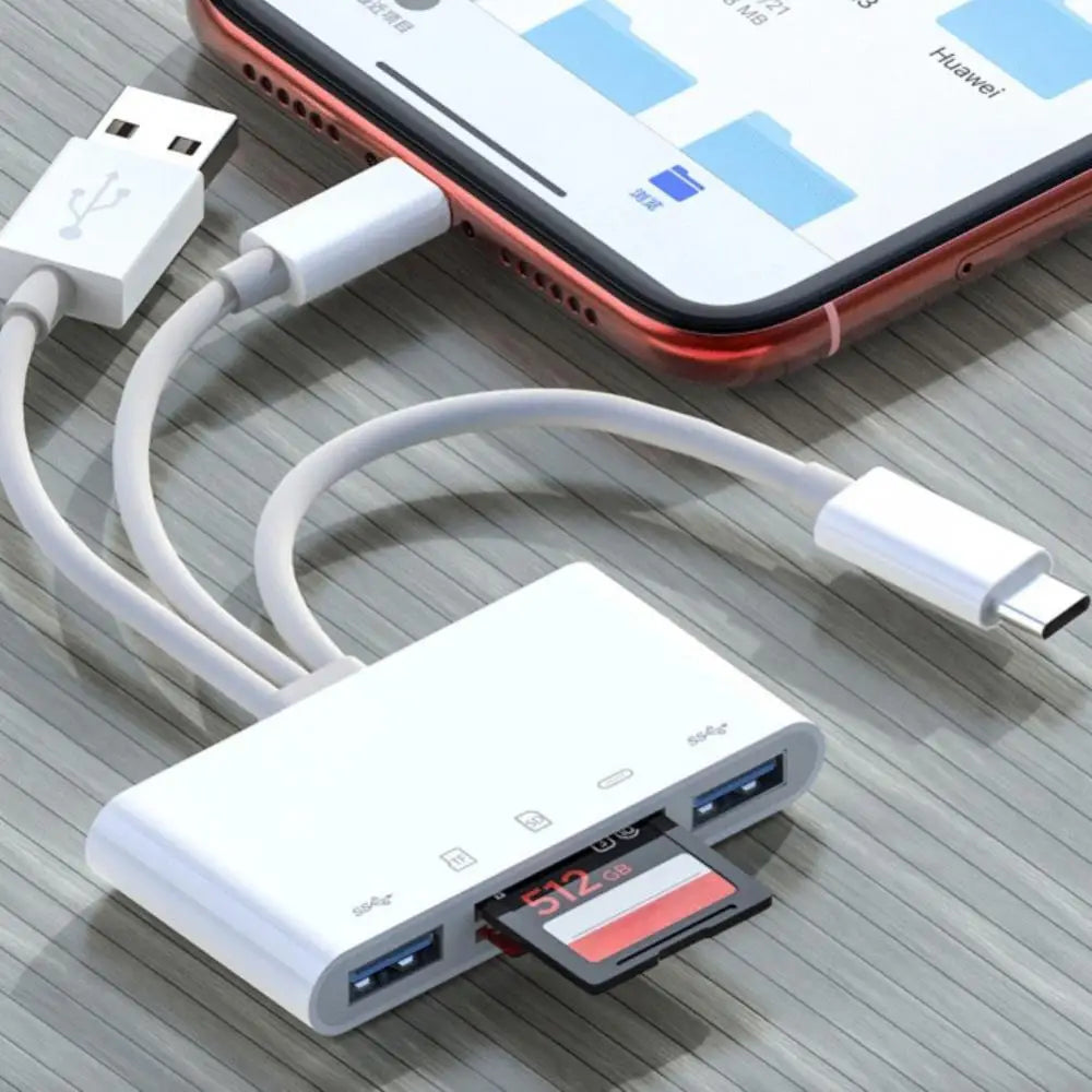 OTG USB Kamera Adapter SD TF Kartenleser iPhone iPad