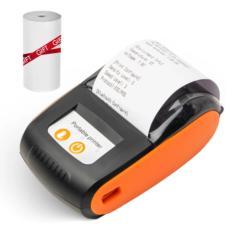 Mobiler 58mm Thermo-Belegdrucker Bluetooth & USB