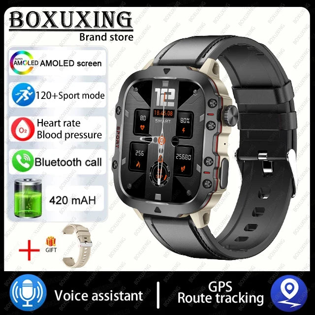 Outdoor Smartwatch 2024 mit GPS und AMOLED Display