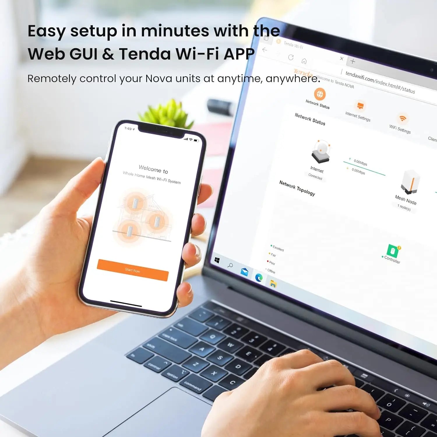 Tenda AX3000 WiFi 6 Mesh Router System