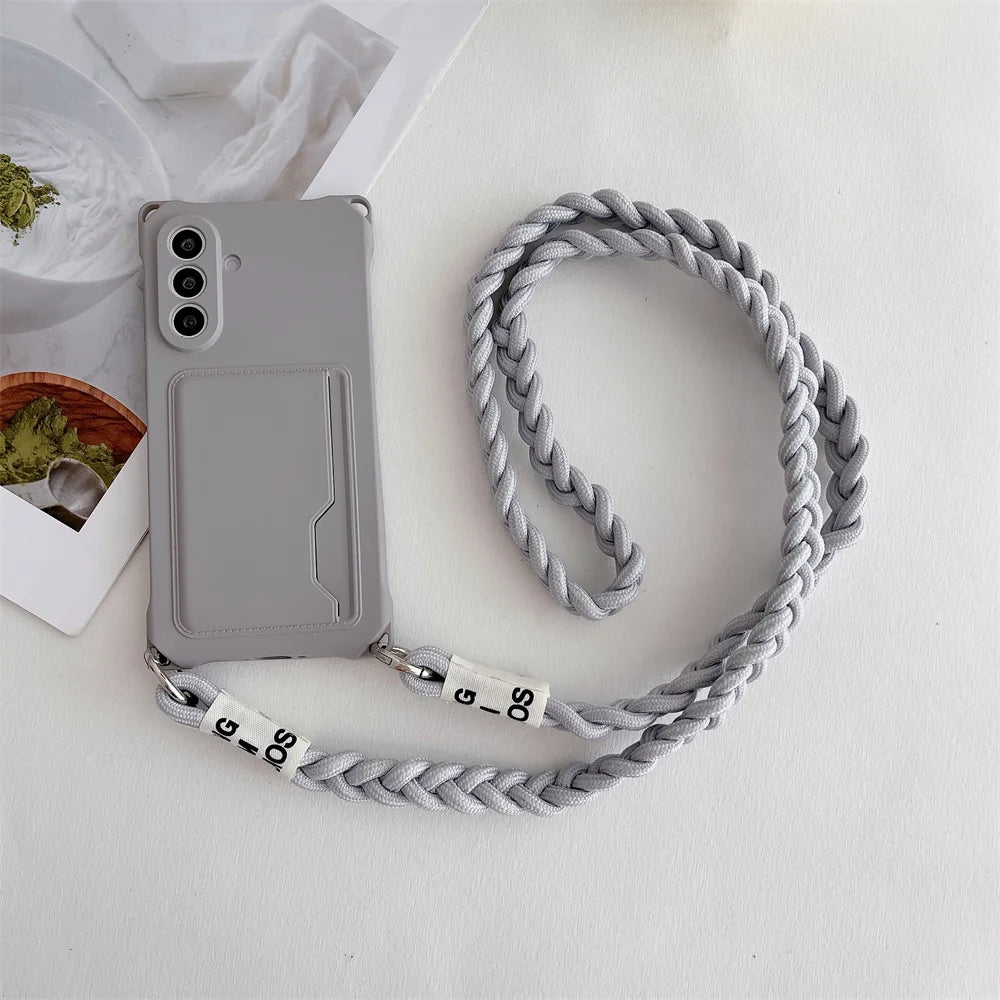 Geflochtener Crossbody Lanyard für Samsung Galaxy