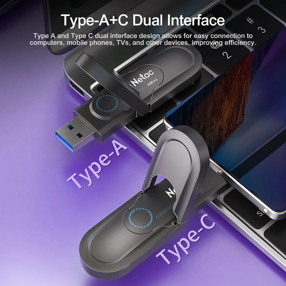 USB 3.2 Gen2 Flash Drive 256GB 512GB 1TB USB Type C