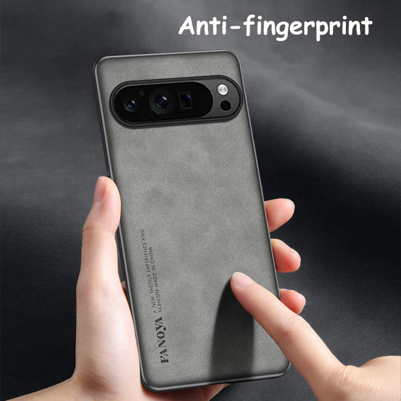 Stoßfeste PU-Lederhülle für Pixel