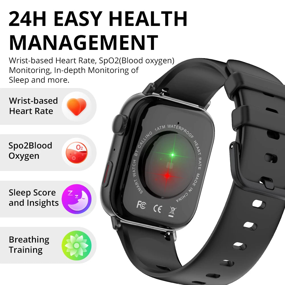 Smartwatch mit HD Display & Anruffunktion für Damen & Herren