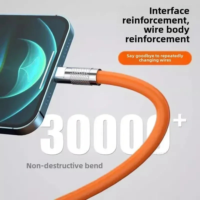 120W 7A Super Schnellladung USB-C Kabel