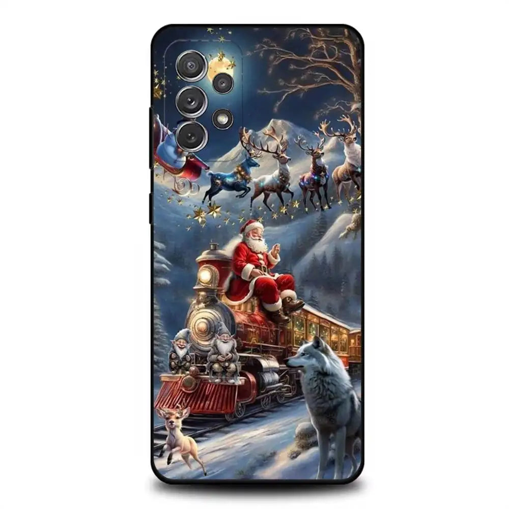 Christmas Santa Claus phone case for Samsung S25