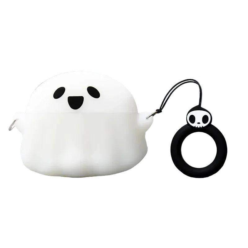 Ghost Skull AirPods Silicone Case