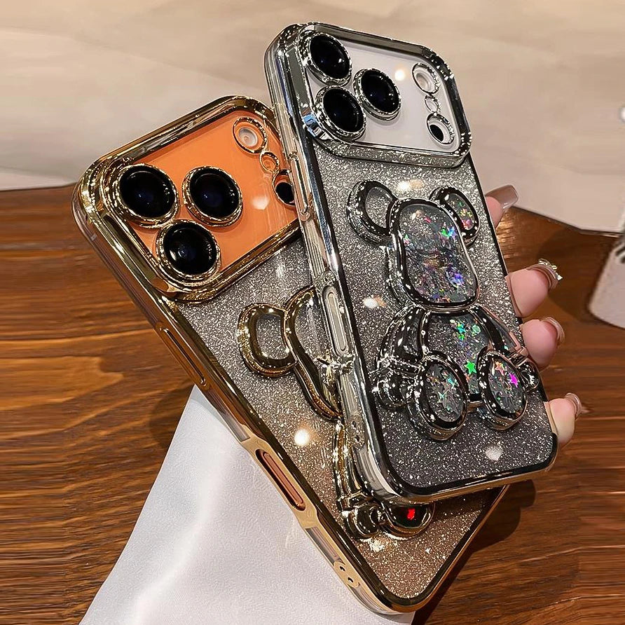 Niedliche Quicksand Bären Hülle für iPhone 17