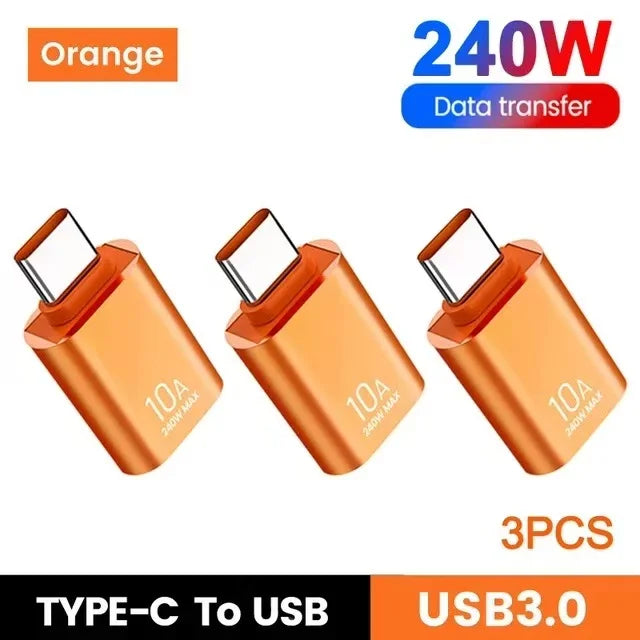 USB-zu-Typ-C Adapter 10A OTG Konverter