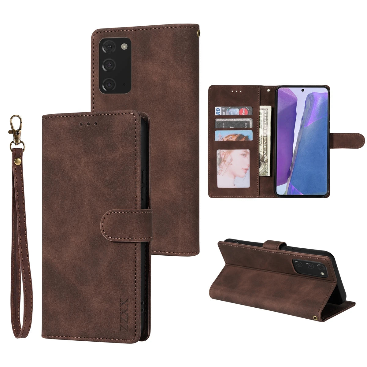 Magnetische Lederhülle für Samsung