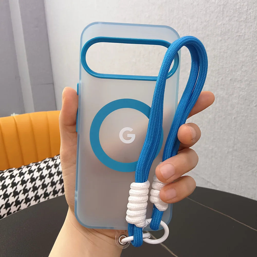 Mattierte transparente Handyhülle mit Band