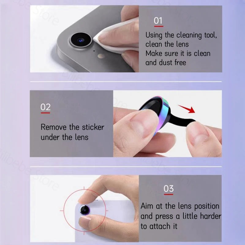 iPad Objektivschutz Glas