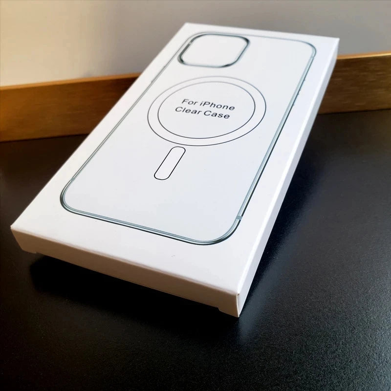 Hart Kristall Magnethülle für iPhone 13–16 Pro Max