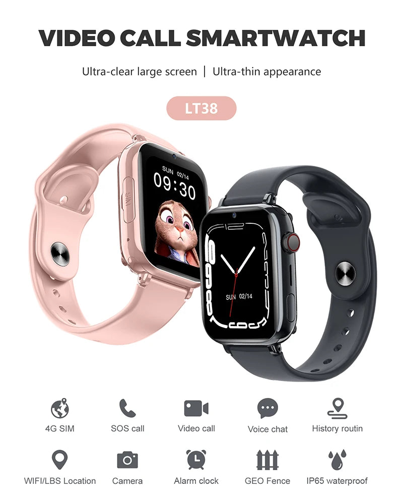 Kinder Smartwatch mit GPS, Videoanruf & SOS