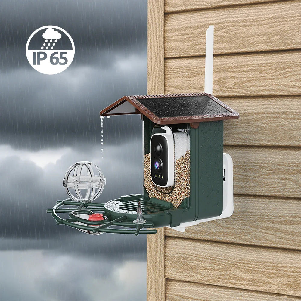 3MP Smart Vogelhaus Kamera mit 5G WLAN & Nachtsicht