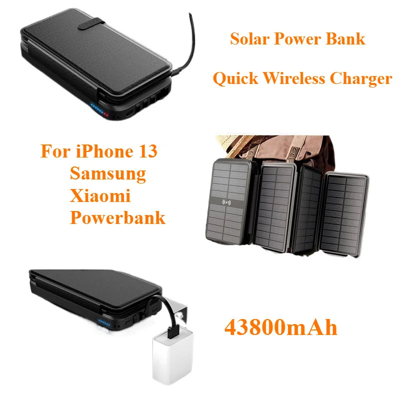 20W Solar Powerbank 43800mAh