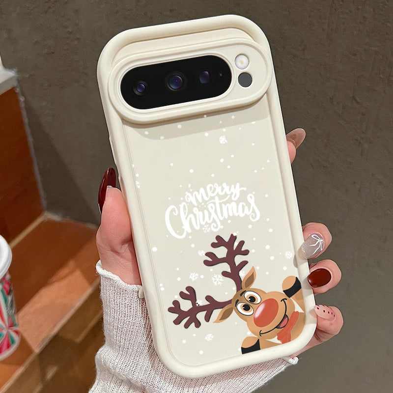 Fröhliche Weihnachts Handyhülle aus TPU für Google Pixel