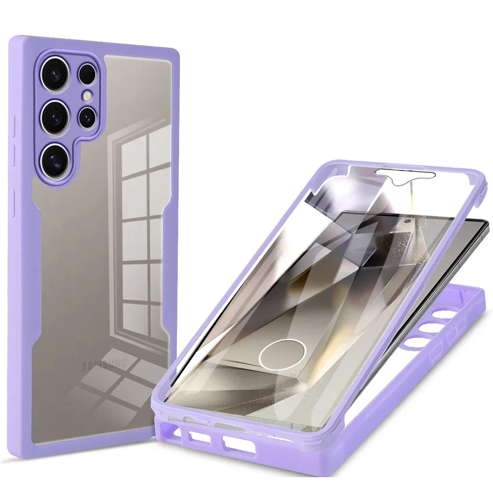 360° Vollschutz Hülle für Samsung Galaxy