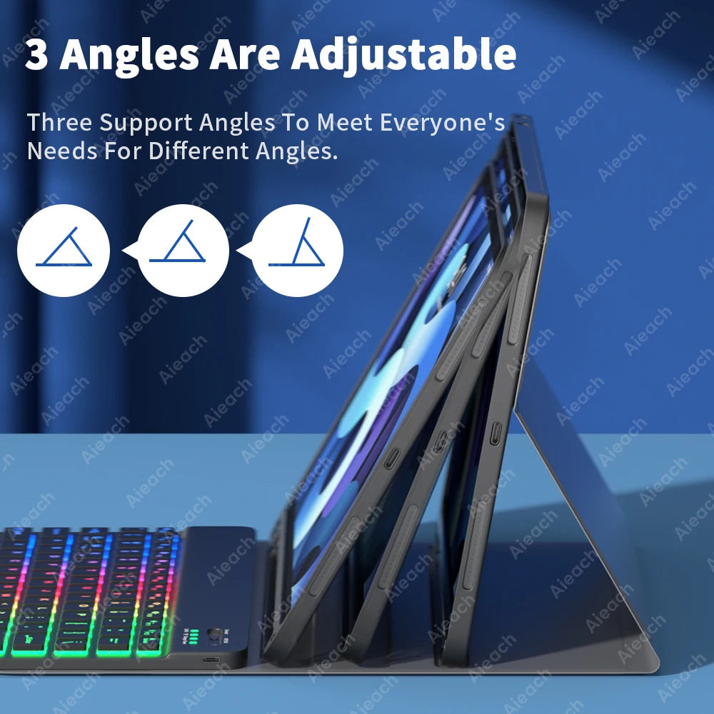 AIEACH iPad Tastatur-Hülle
