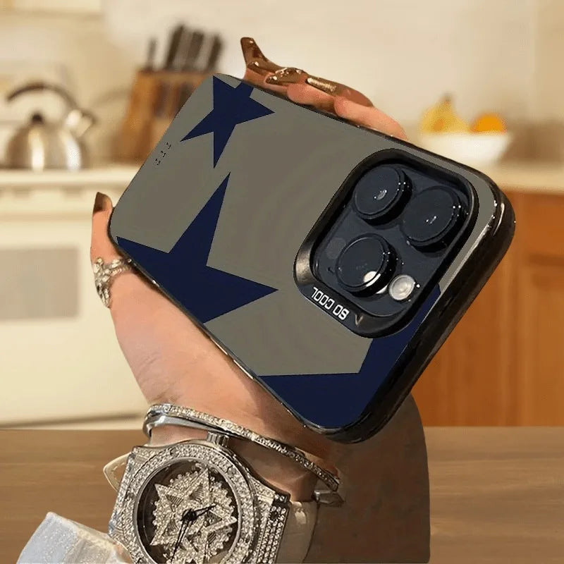 Leopardenprint Stern Design Hülle für iPhone 17